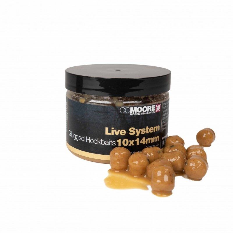 CCMOORE Glugged Hookbaits, mērcētās mata ēsmas Live Systems, Pacific Tuna, Odyssey XXX / 10x14mm , 15x18mm