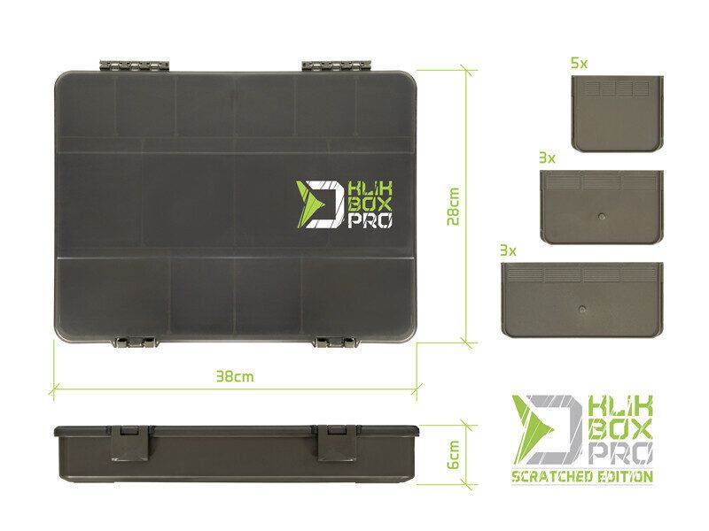 Kastīte Delphin KlikBOX Pro SCRATCHED EDITION