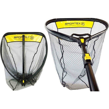 SPORTEX Aluminium Predator Landing Net rubber coated 80 x 70 cm , 70 x 60cm , 60 x 50 cm