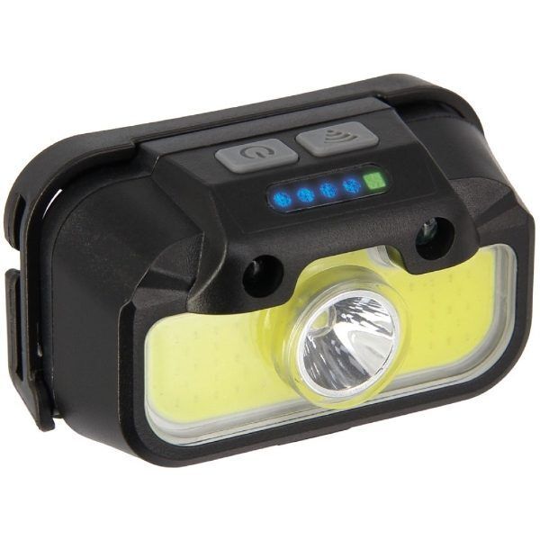 NGT Profiler Headlight - 330 Lumens USB Rechargable Motion Sensor Headlight with Case / Galvas lampa