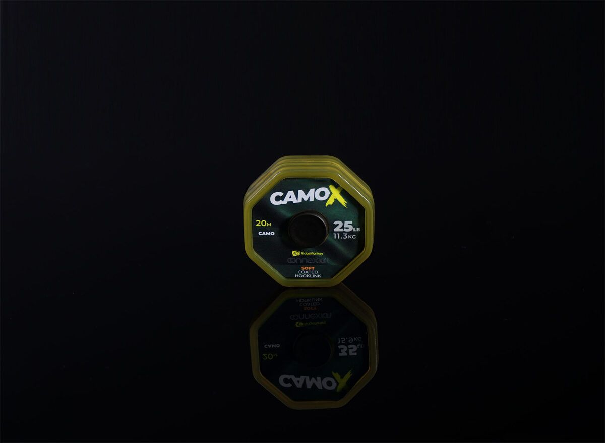 Ridge Monkey CamoX Soft Coated Hooklink, Pavadmateriāls ar mīksto pārklājumu