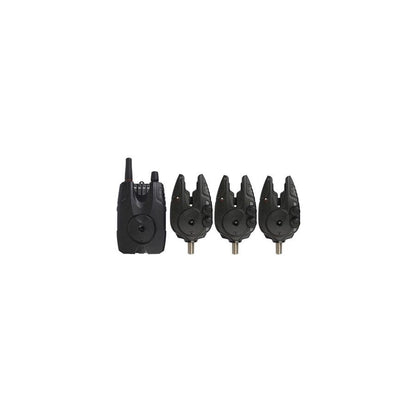 FOX MICRON MX Bite alarms 3 rod set (3pcs plus receiver), FOX Signalizatori 3gab + Pults komplekts