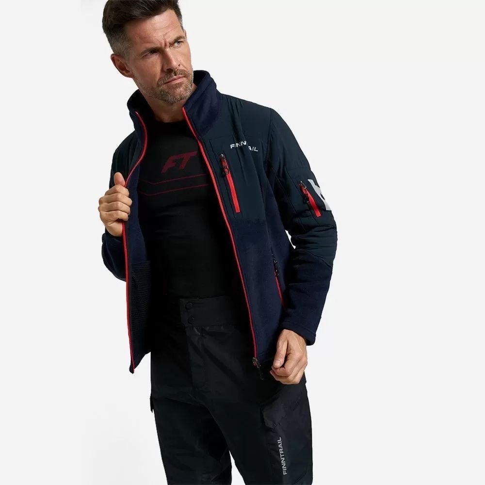 Flīsa jaka Finntrail POLAR JACKET Black 1391 Thermal jacket