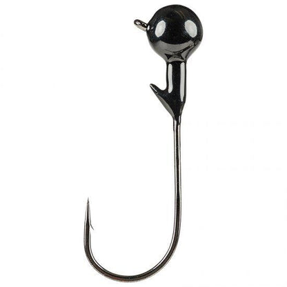 Strike King TOUR GRADE JIG HEAD 1/4OZ - 7g / Džiga galvas ar āķi , 3gb. Black/Melna
