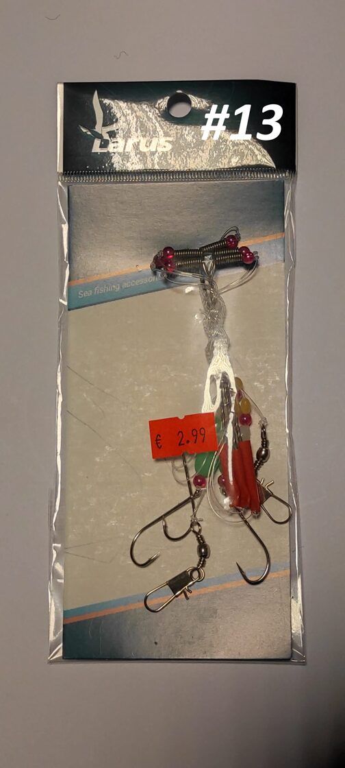 Larus Flatfish Rig - Jūras makšķerēšana , gatavās sistēmas butēm