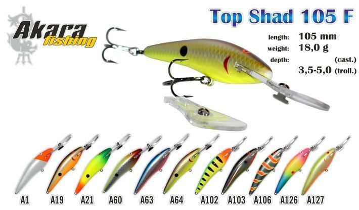 AKARA «Top Shad» 105F