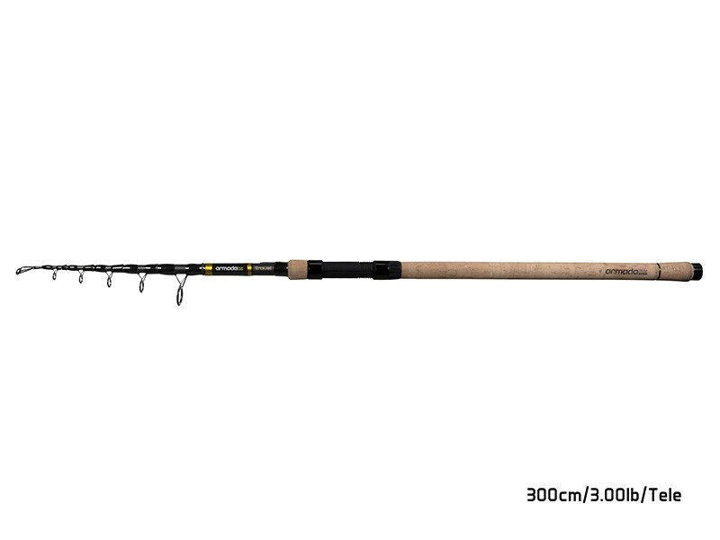 Teleskopiskā makšķere 	Delphin ARMADA NX TRAVEL BlackWay Cork 300cm/3.00lbs