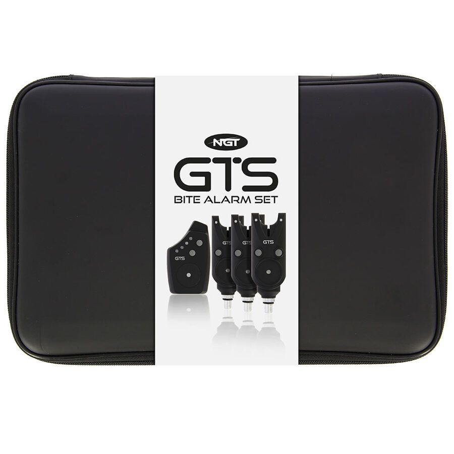 NGT GTS Bite Alarm Set, Signalizatoru un pults komplekts 3+1