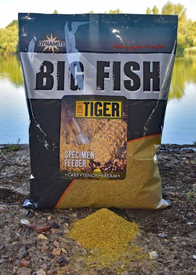 Dynamite Sweet Tiger Specimen Feeder Groundbait, Saldā tīģerrieksta maltā barība 1,8kg