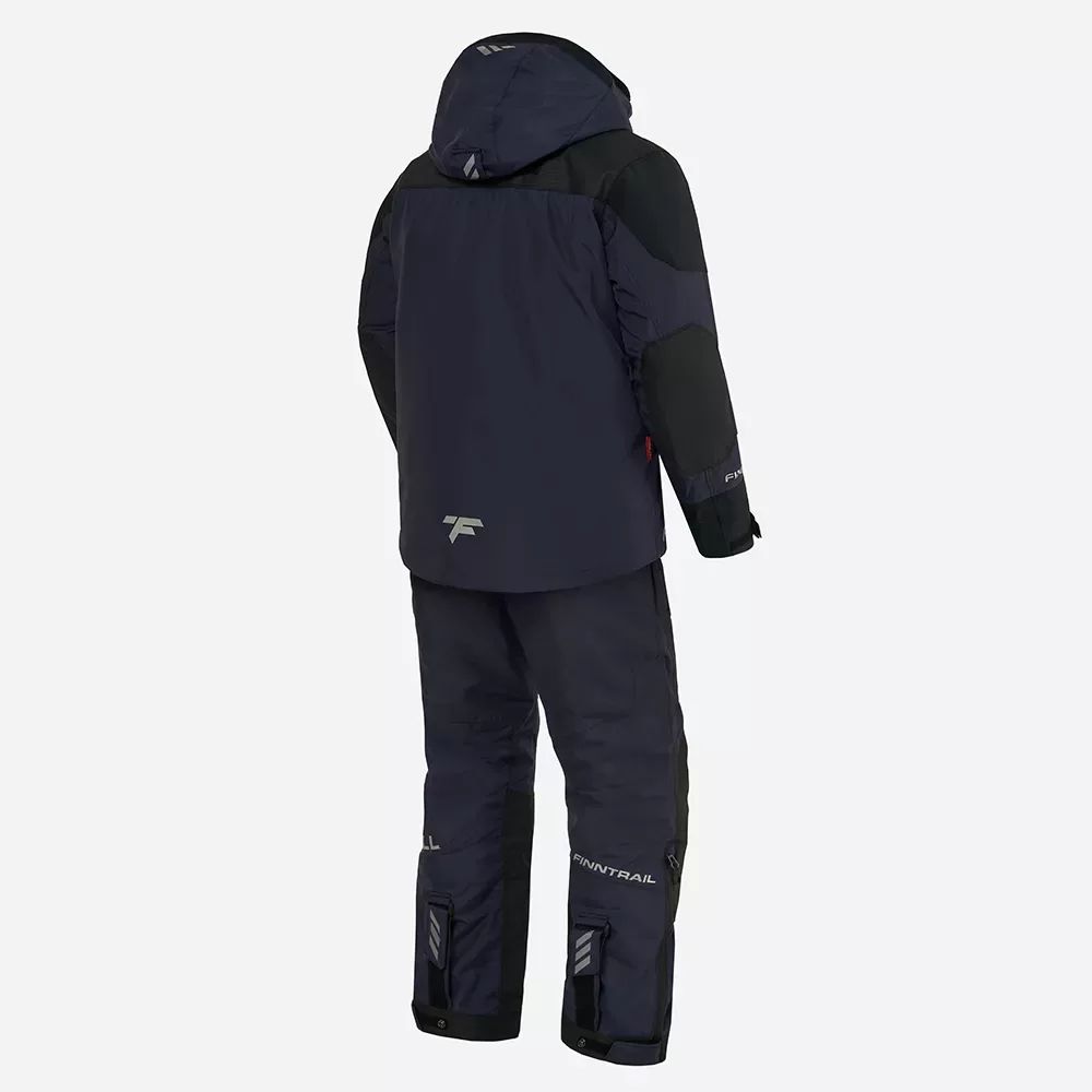 Finntrail ESCAPE DarkGrey Snowmobile suit Insulated float assist suit 3756 / peldošais pilns ziemas kostīms ar izturību līdz -40°C