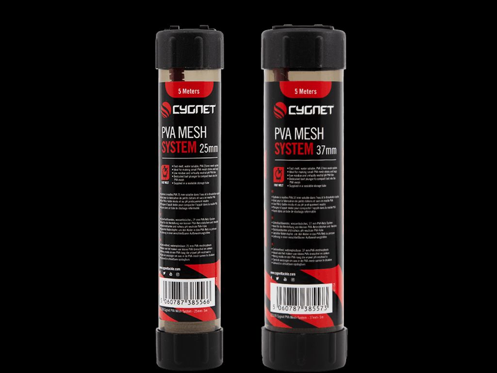 CYGNET PVA MESH SYSTEMS, PVA siets ar trubu 25mm vai 37mm , 5metri