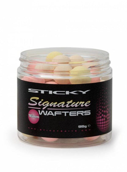STICKY SIGNATURE WAFTERS, Trīs krāsu puspeldošo boilu jeb vafteru mix - 12mm , 14mm , 16mm