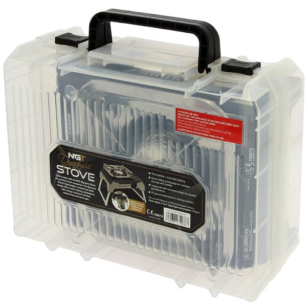NGT Tūrisma gāzes plītiņa Dynamic stove ar pjezo aizdedzi cietā koferī