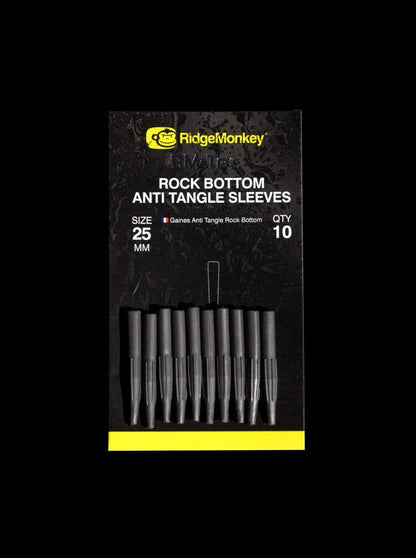 Ridge Monkey Connexion Tungsten Rock Bottom Anti Tangle Sleeves, Volframa pretsavērpšanās Uzmavas
