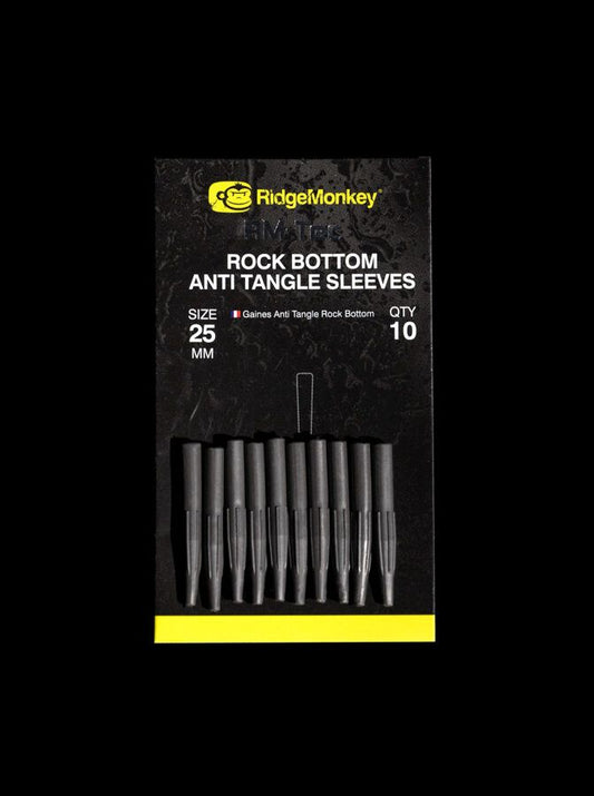 Ridge Monkey Connexion Tungsten Rock Bottom Anti Tangle Sleeves, Volframa pretsavērpšanās Uzmavas