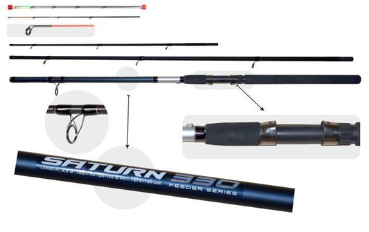 FISH 2 FISH SATURN 390 Feeder 3.9m 90-120-150g, Fīdera makšķere