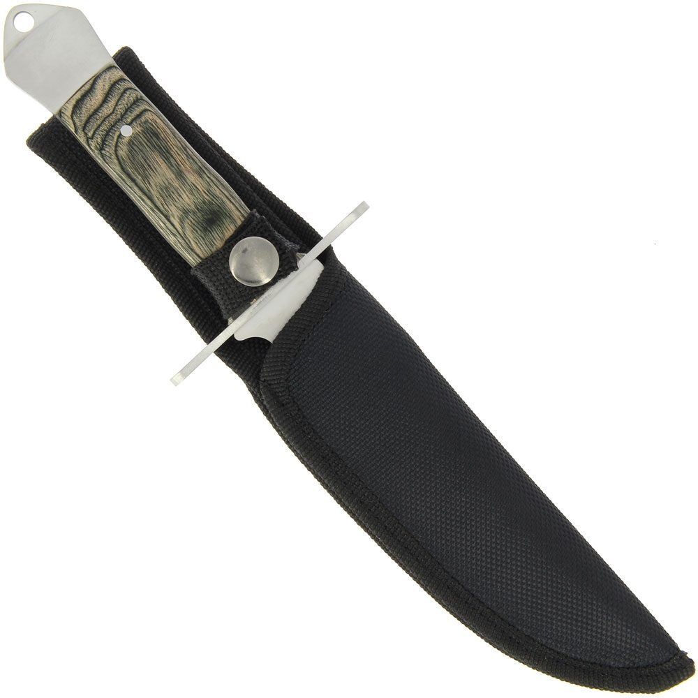 Anglo Arms Fixed Blade Knife 881 - Greywood Knife , 10,5'' pakkawood medību nazis