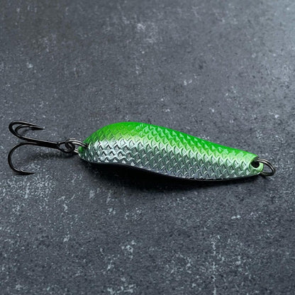 Šūpiņi Toxic Irony By Dmitry Beljajev - zaļi/sudraba spīdīgi - Made in Latvia 16/19/20/24/32g