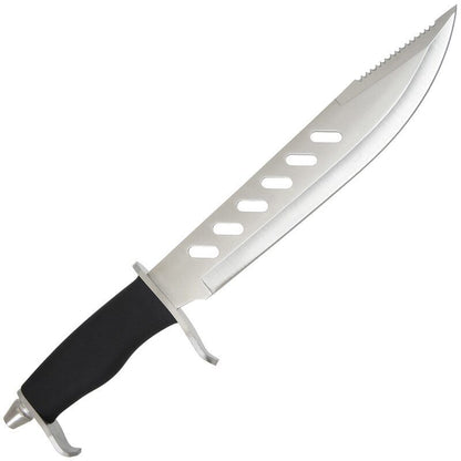 Nerūsējoša tērauda Medību nazis ar gumijas rokturi, 15" Knife with Rubber Handle