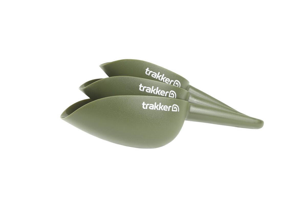 Trakker Bait Scoop Set, Iebarošanas Karošu komplekts