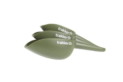 Trakker Bait Scoop Set, Iebarošanas Karošu komplekts