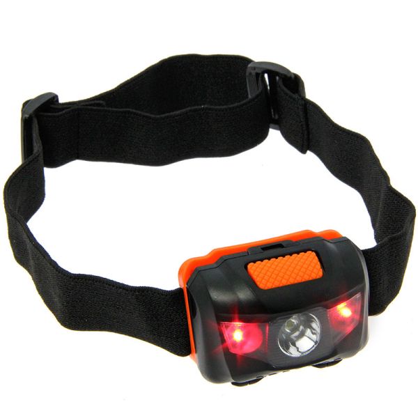 LED Galvas lampa ar balto un sarkano gaismu 100Lm , LED headlight