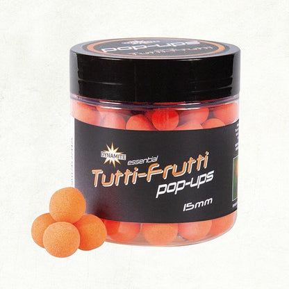 Dynamite baits Tutti Frutti Fluro Pop-ups 12mm un 15mm - augļu pop up