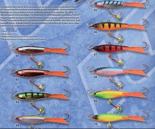 PATRIOT ICE VUOSKU BALANSIERIS 18gr / 50mm