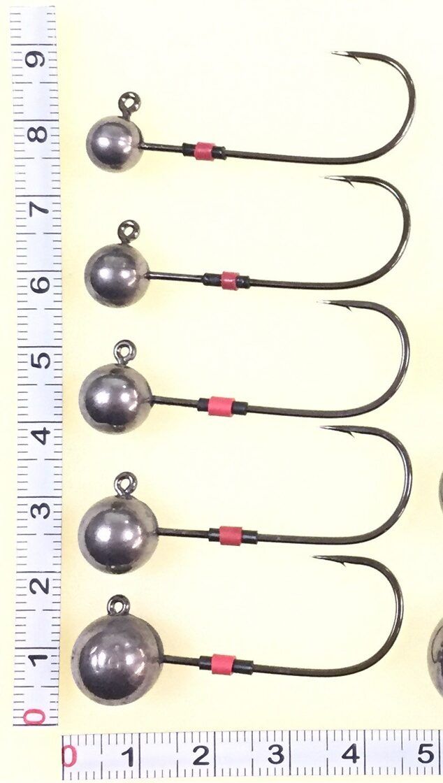 Fish On Volframa džiggalva jig head ar MEITO #3/0 āķi 3.5g - 18g