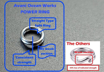 Varivas Avani Ocean Works Power Ring 40lb un 60lb
