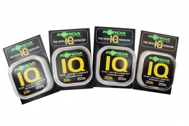 Korda - IQ Fluorocarbon Hooklink, Fluorokarbona pavadmateriāls - 20Lb/25Lb