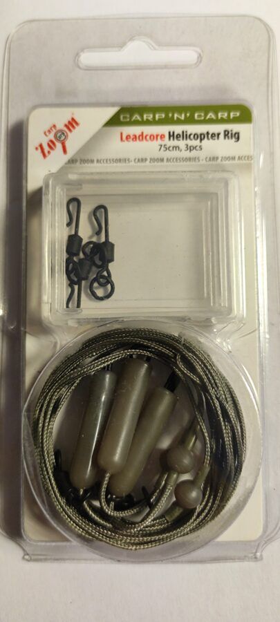 CZ Leadcore Helicopter Rig , Svina gatavās Helikoptera sistēmas, 75cm, 3gab