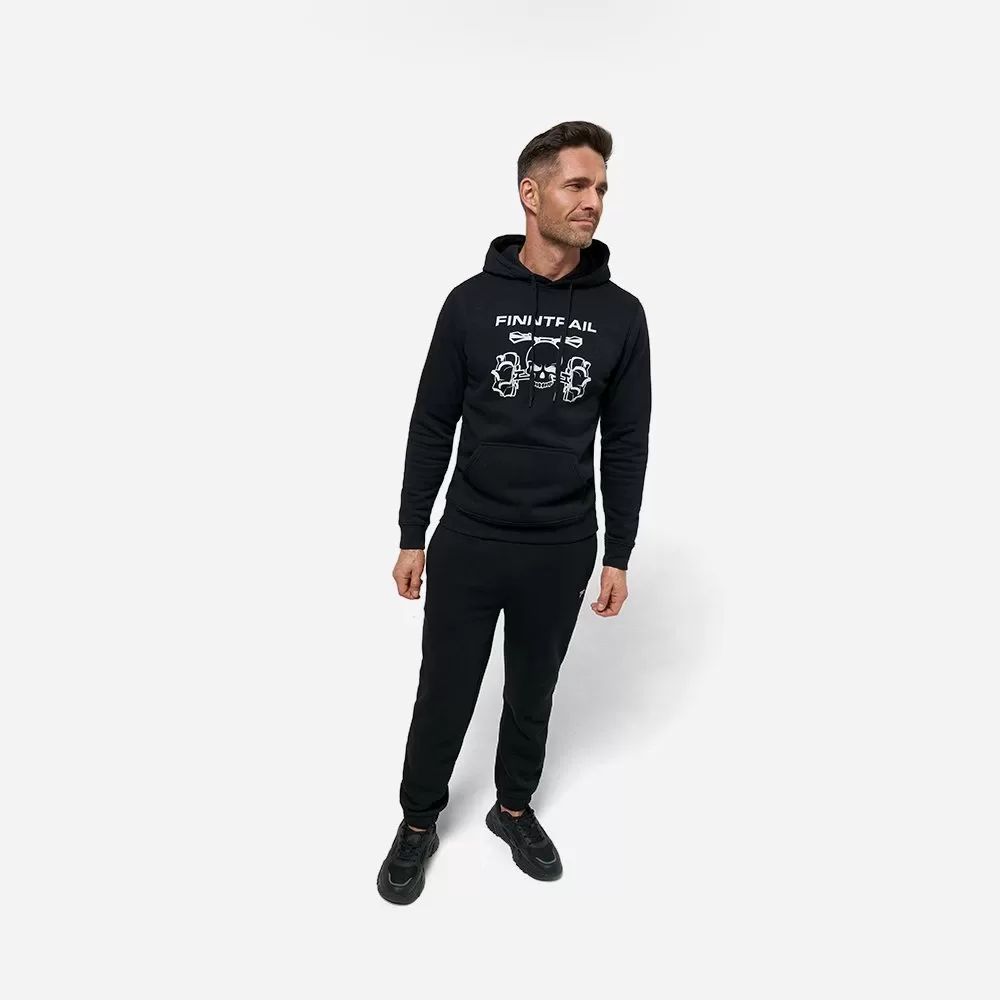 Hūdijs FINNTRAIL ATV SKULL BLACK