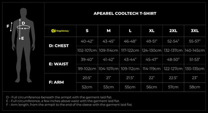 Ridge Monkey APEarel CoolTech T-Shirt, T-krekls karstam laikam