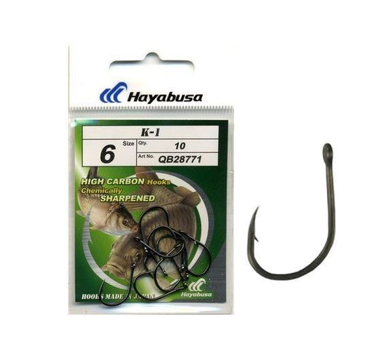 HAYABUSA HOOKS MODEL K1, Karpu āķi no Japānas (2, 4, 6, 8,10)