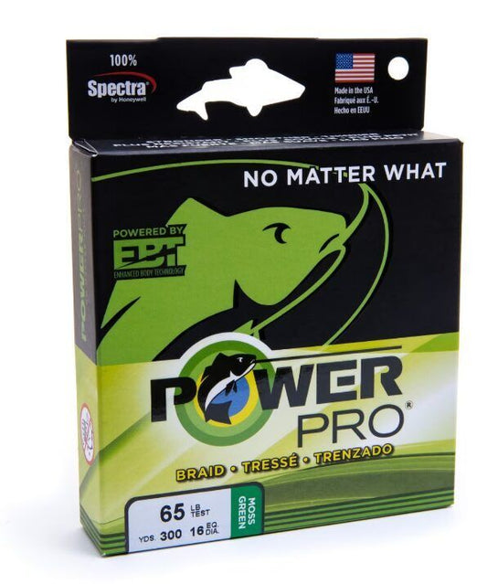 Aukla PowerPro Braided Line 135m Hi-Vis Yellow