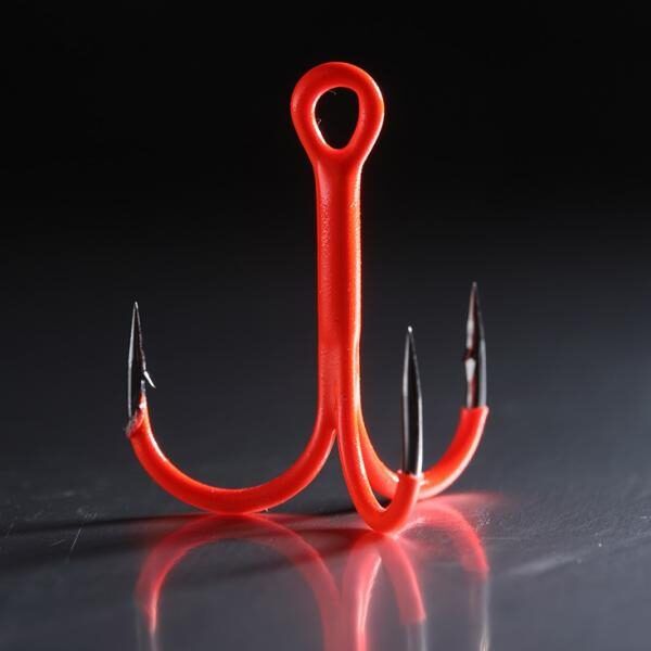 Trīsžubura āķi BKK Spear-21 UVO Treble Hooks 1gab
