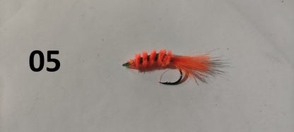 Ziemas mānekļi - Peipusa mušas ar UV efektu - dažādas krāsas un varianti