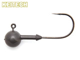 Volframa Džiggalva KEITECH Tungsten Super Round Jigs #3/0