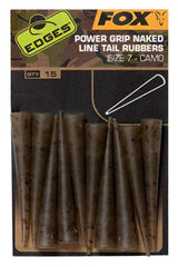 Trubiņas FOX EDGES™ Power Grip Naked Line Tail Rubbers