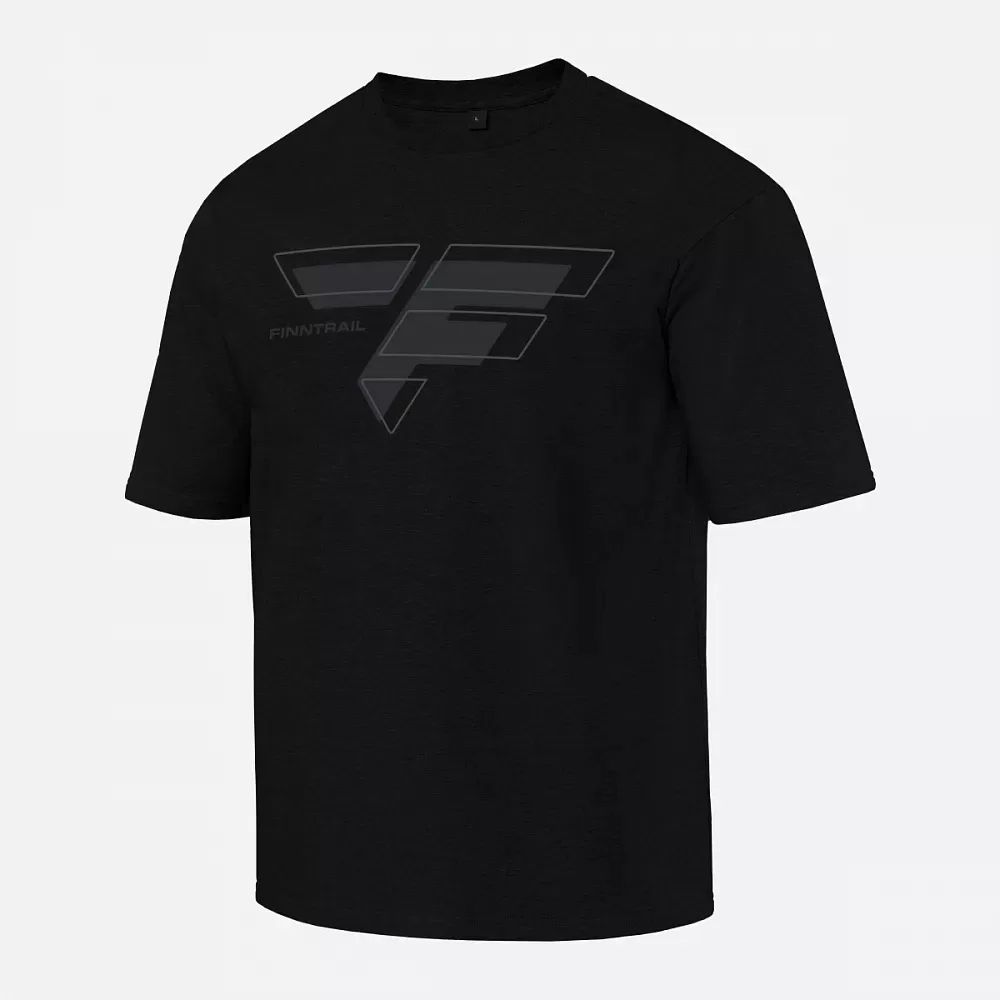T-krekls FINNTRAIL LOGO 6722 BLACK