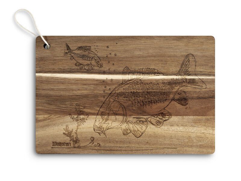 Delphin CarpBOARD Wooden Kitchen Cutting Board