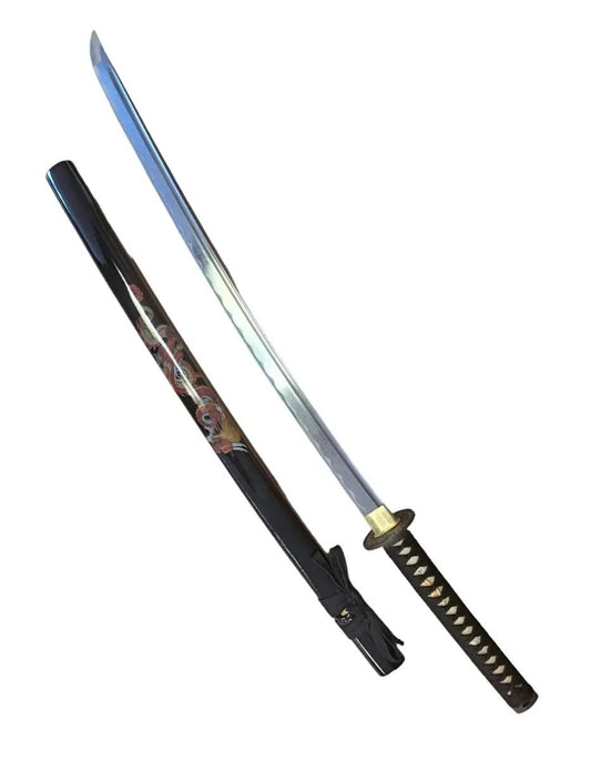 Pūķa dizaina zobens - Roku darinājums + statīvs, Anglo Arms 499 Handmade Dragon Sword