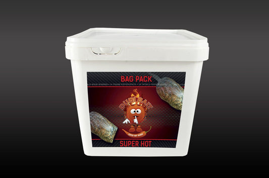 Barība + piedeva Dudi Bait BAG PACK - SUPER HOT 2.5kg