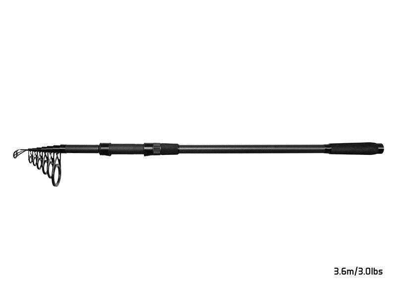 Teleskopiskā makšķere 	Delphin SCROLL TeleCARP 360cm/3,0lbs