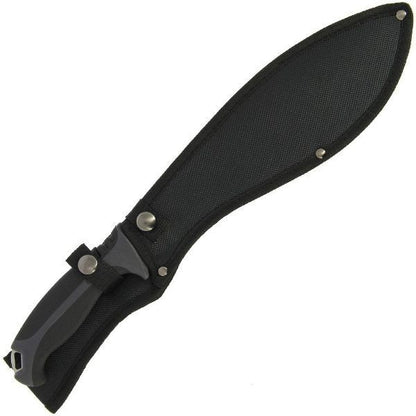 Anglo Arms Machete 633 - 16" Machete with Rubber Handle and Case / Mačete ar gumijas rokturi un ietvaru
