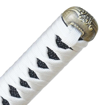 Faux Leather Straight Sword Set , Tērauda Zobena replika no filmas Walking Dead