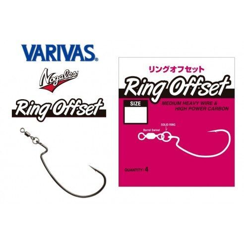 VARIVAS GRAN Hooking Master Ring Offset / Offseta āķi ar griezuli , 4gab