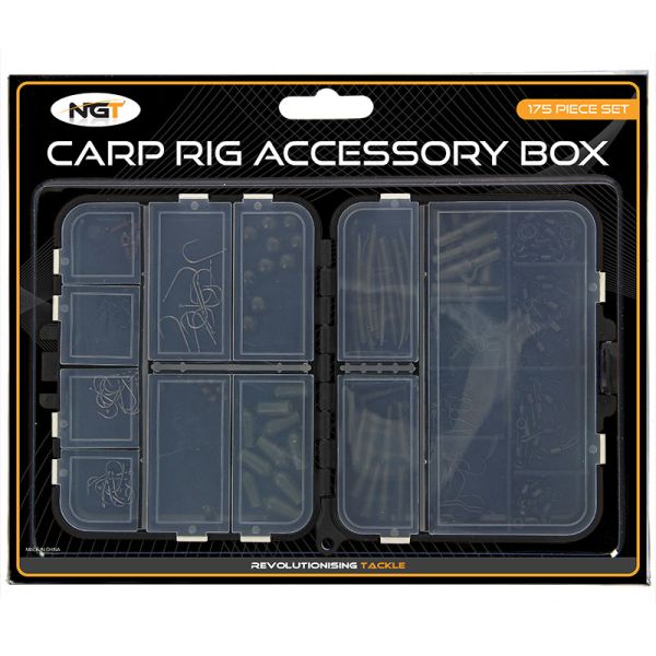 NGT Carp Rig Accessory Box / Terminal Tackle Kit - 175pc