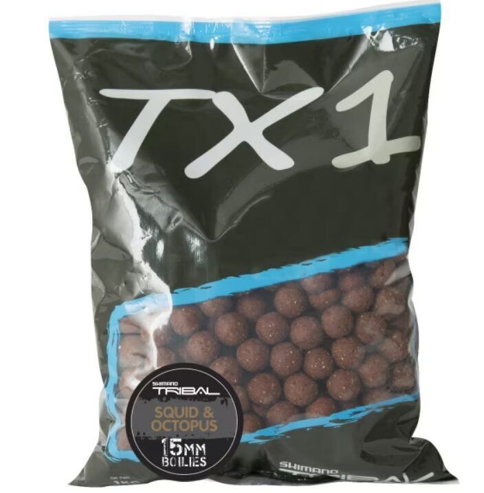 Boilas Shimano TX1 Boilie Squid & Octopus / Kalmārs Astoņkājis 5kg
